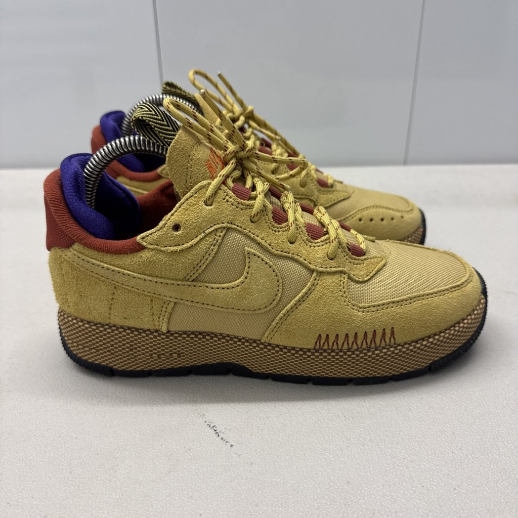 Nike Air Force 1 Wild Wheat Gold Womens Size 7 (Fb2348-700) Shoes Sneakers